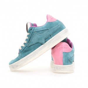 A.S.98 Adria Sneakers Dames Groen Rood | BE-PVUXRN084