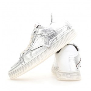 A.S.98 Adria Sneakers Dames Zilver | BE-NTGZQH587