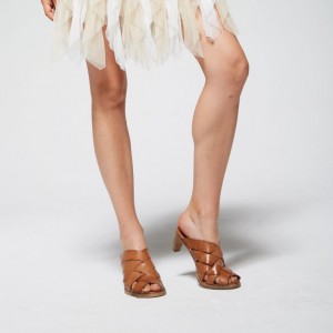 A.S.98 Bessie Sandalen Dames Bruin | BE-SEBCRX609