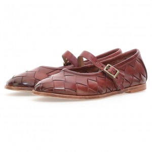 A.S.98 Janae flat shoes Dames Bordeaux | BE-QXRUTJ018