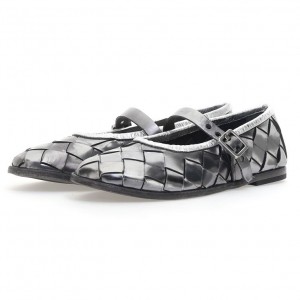 A.S.98 Janae flat shoes Dames Titanium | BE-HUWSBG582