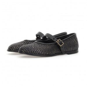 A.S.98 Janet flat shoes Dames Zwart | BE-JIAHTX289