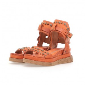 A.S.98 Leta Sandalen Dames Oranje | BE-QOYLMB473