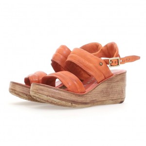 A.S.98 Neely Sandalen Dames Oranje | BE-UQZJIX681