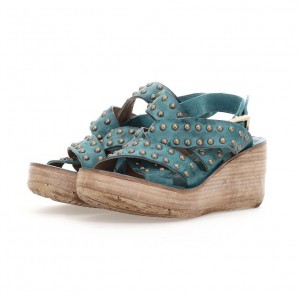 A.S.98 Normand Sandalen Dames Groen | BE-BCLOWQ503