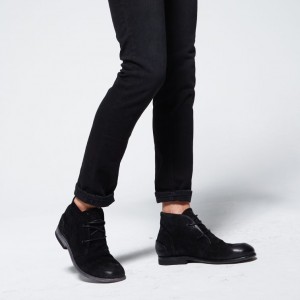 A.S.98 Oswin Ankle boots Heren Zwart | BE-ZQDEBC162