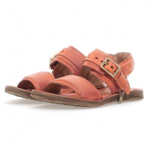A.S.98 Ria Sandalen Dames Oranje | BE-ZESYTM963