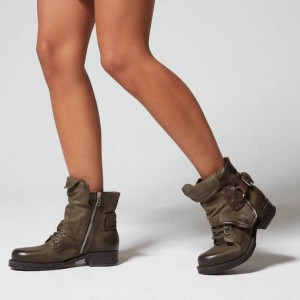 A.S.98 Saintec 259211 Ankle boots Dames Groen | BE-TYJIPE419
