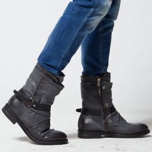 A.S.98 Samurai 347226 Ankle boots Heren Donkerblauw | BE-VMFOQN025
