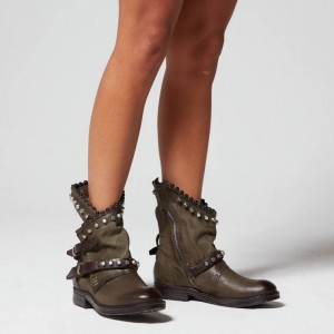 A.S.98 Verti 207239 Ankle boots Dames Groen | BE-IQDGVZ614