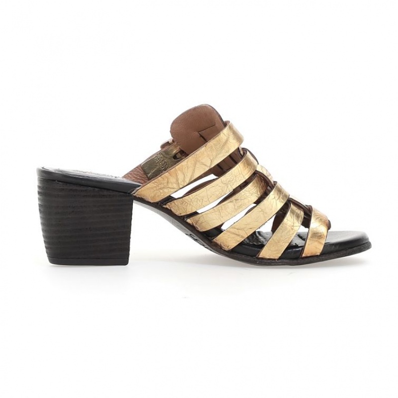 A.S.98 Abigayle Sandalen Dames Goud | BE-UQDIWO267