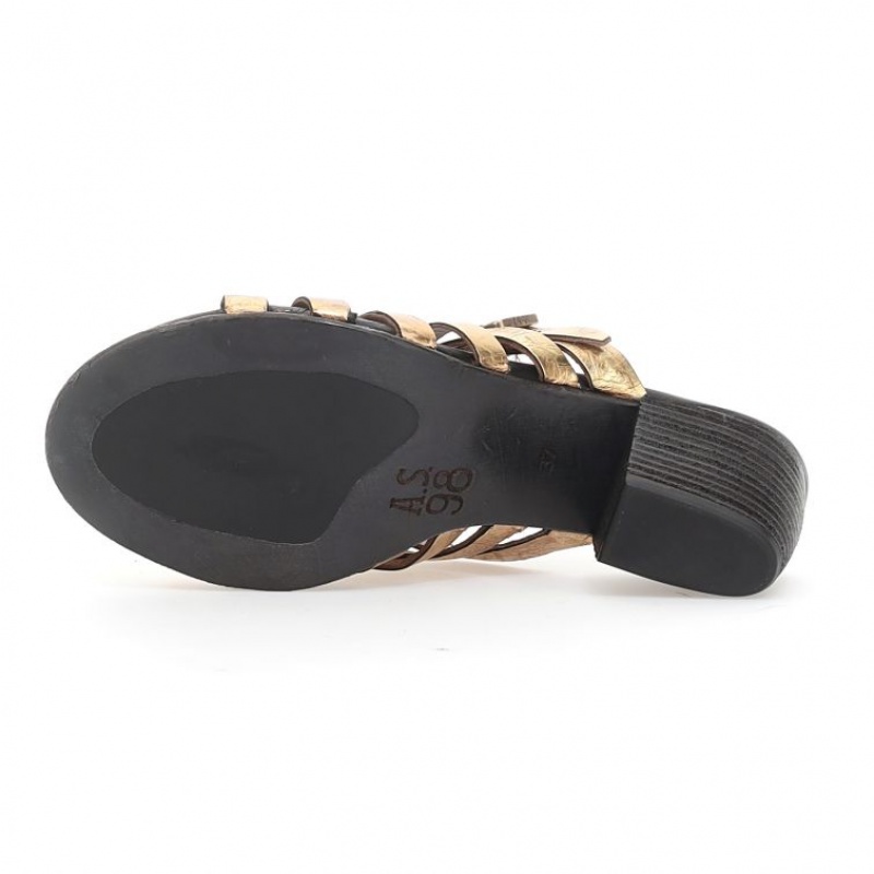 A.S.98 Abigayle Sandalen Dames Goud | BE-UQDIWO267