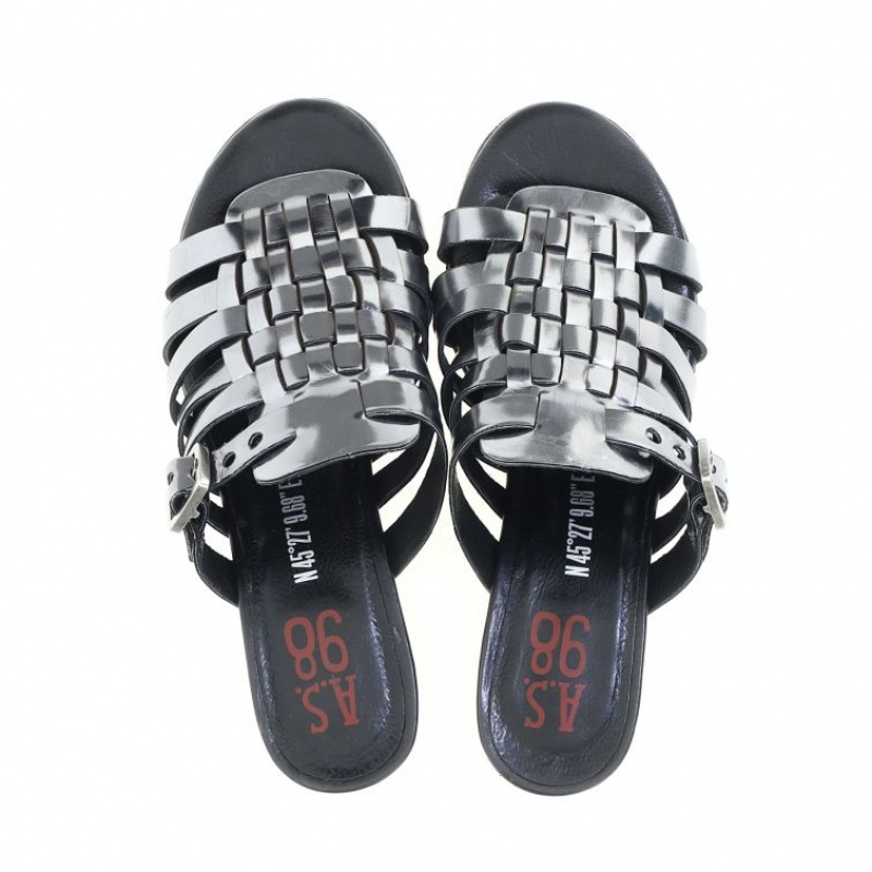 A.S.98 Abigayle Sandalen Dames Titanium | BE-RCFNPY098