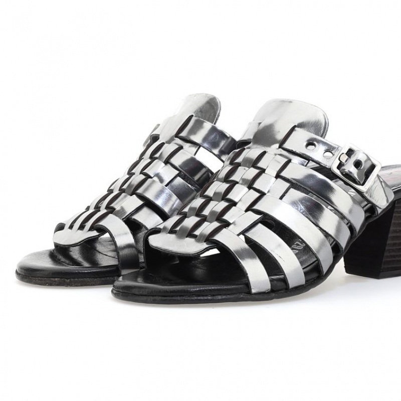 A.S.98 Abigayle Sandalen Dames Titanium | BE-RCFNPY098