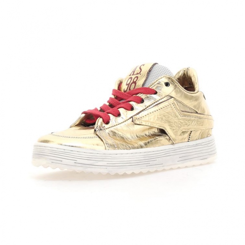 A.S.98 Adria Sneakers Dames Goud | BE-WKVQCB108