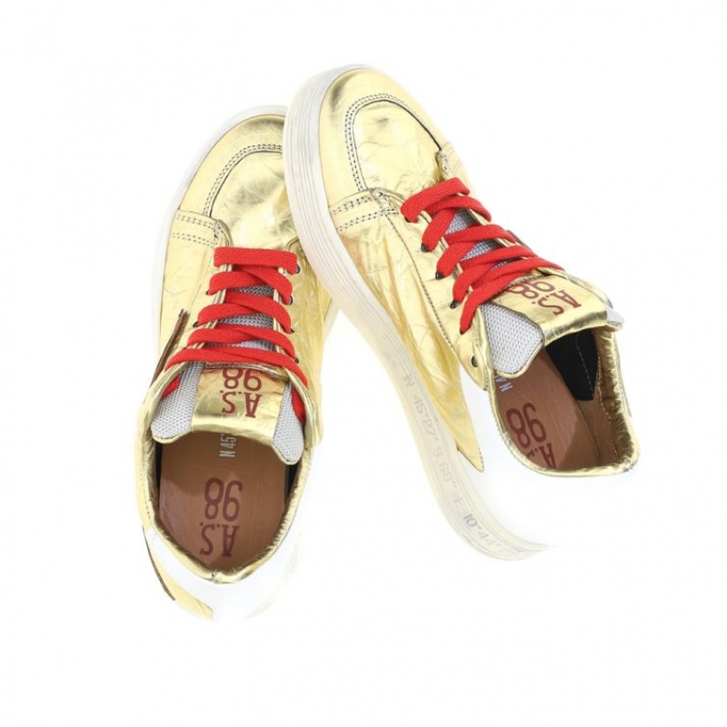 A.S.98 Adria Sneakers Dames Goud | BE-WKVQCB108