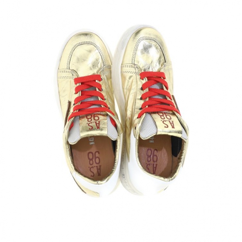 A.S.98 Adria Sneakers Dames Goud | BE-WKVQCB108