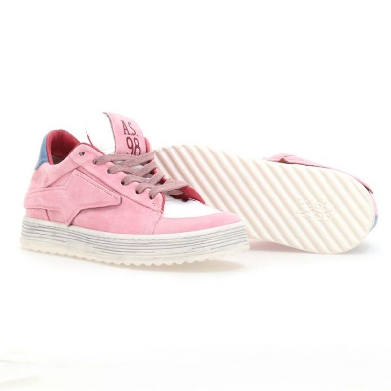 A.S.98 Adria Sneakers Dames Roze | BE-ZTNBPL631