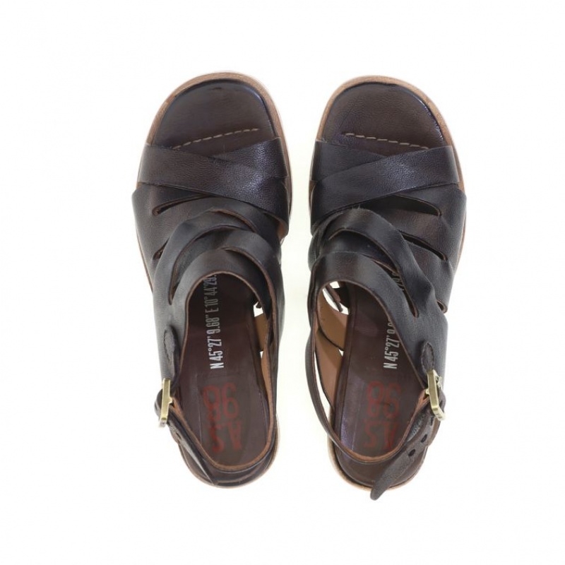 A.S.98 Aislin Sandalen Dames Chocola | BE-DIBAUM172