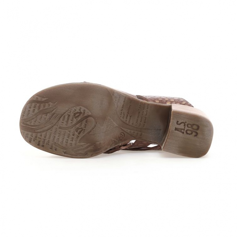 A.S.98 Aislin Sandalen Dames Khaki | BE-YZGKPO284