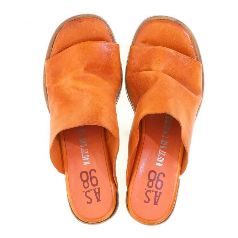 A.S.98 Aleesha Sandalen Dames Oranje | BE-FAHXQR234