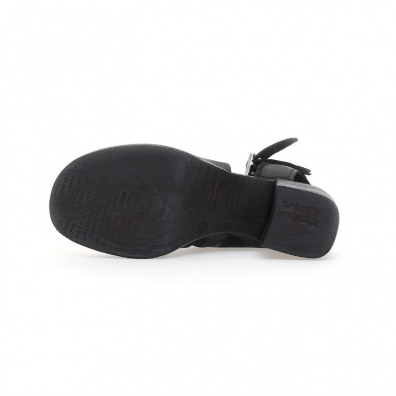 A.S.98 Amice Sandalen Dames Zwart | BE-SVNHWI963