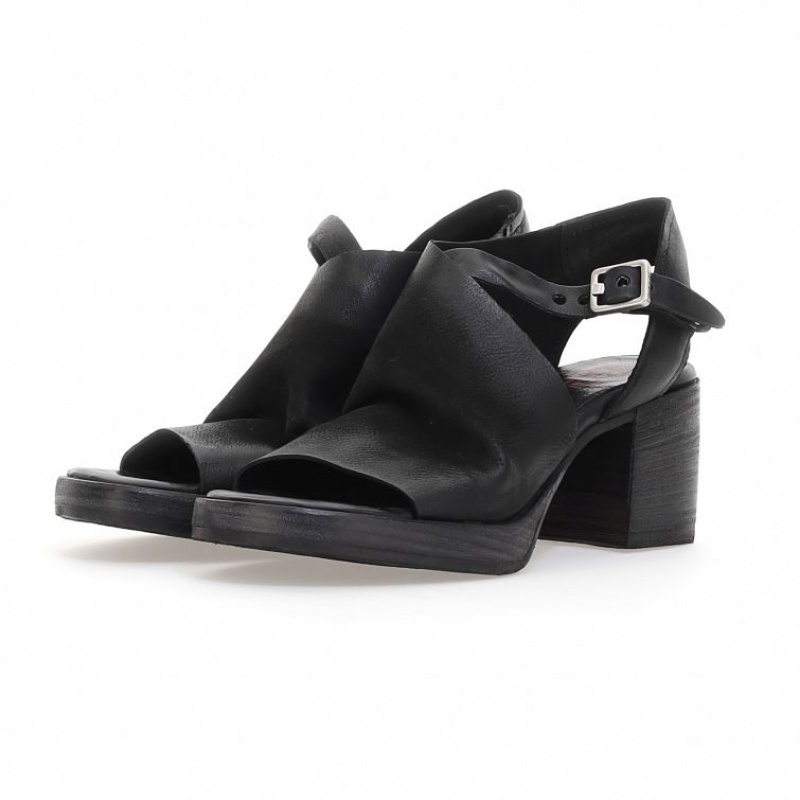 A.S.98 Amice Sandalen Dames Zwart | BE-SVNHWI963