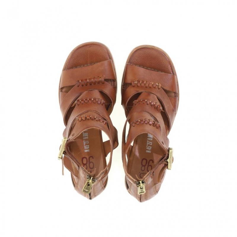 A.S.98 Andra Sandalen Dames Khaki | BE-VMODNY162