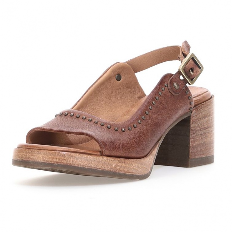 A.S.98 Angie Sandalen Dames Khaki | BE-EWCHOL638