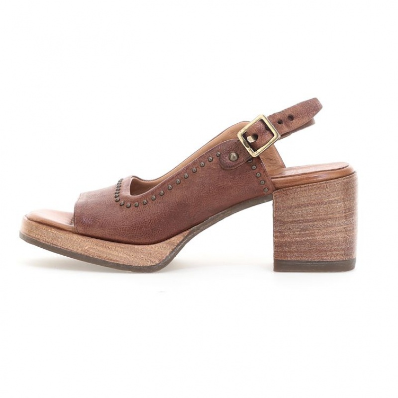 A.S.98 Angie Sandalen Dames Khaki | BE-EWCHOL638