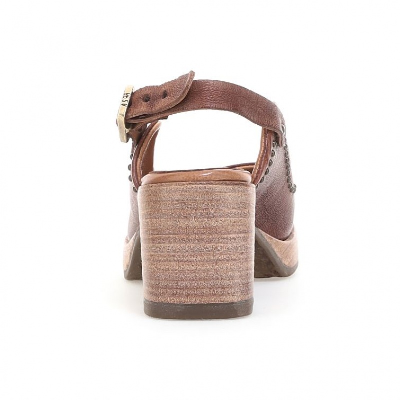 A.S.98 Angie Sandalen Dames Khaki | BE-EWCHOL638