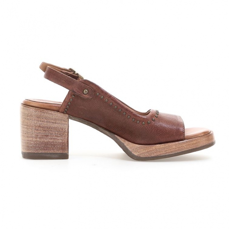 A.S.98 Angie Sandalen Dames Khaki | BE-EWCHOL638