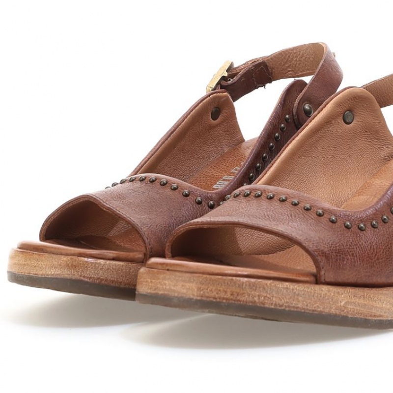 A.S.98 Angie Sandalen Dames Khaki | BE-EWCHOL638