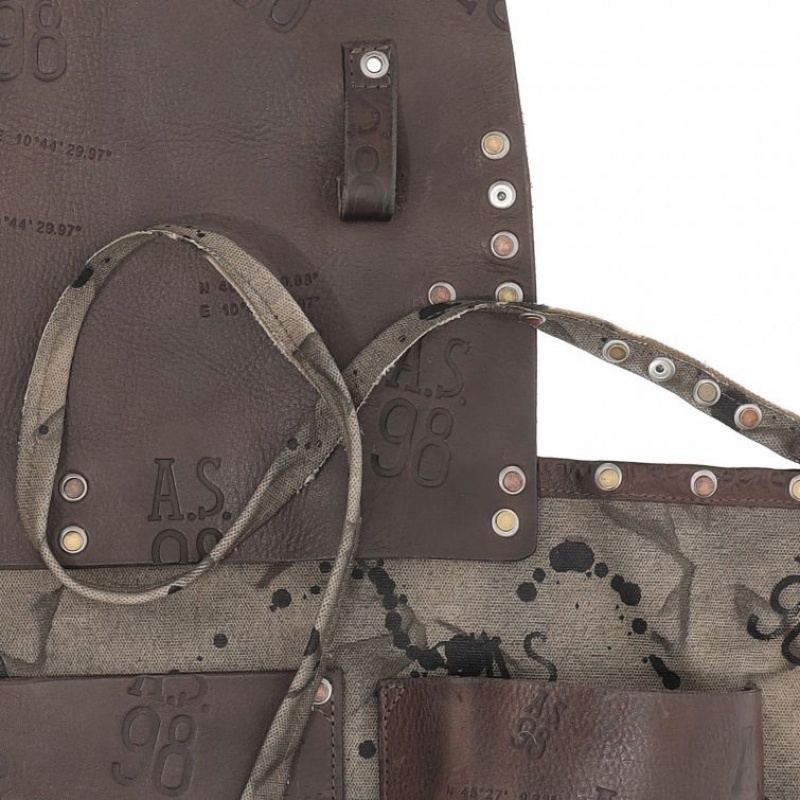 A.S.98 Apron Darin Tassen Unisex Khaki | BE-PBMXIC562