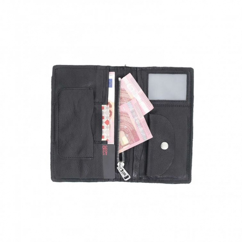 A.S.98 Austen Portefeuille Unisex Zwart | BE-BCOXZD612