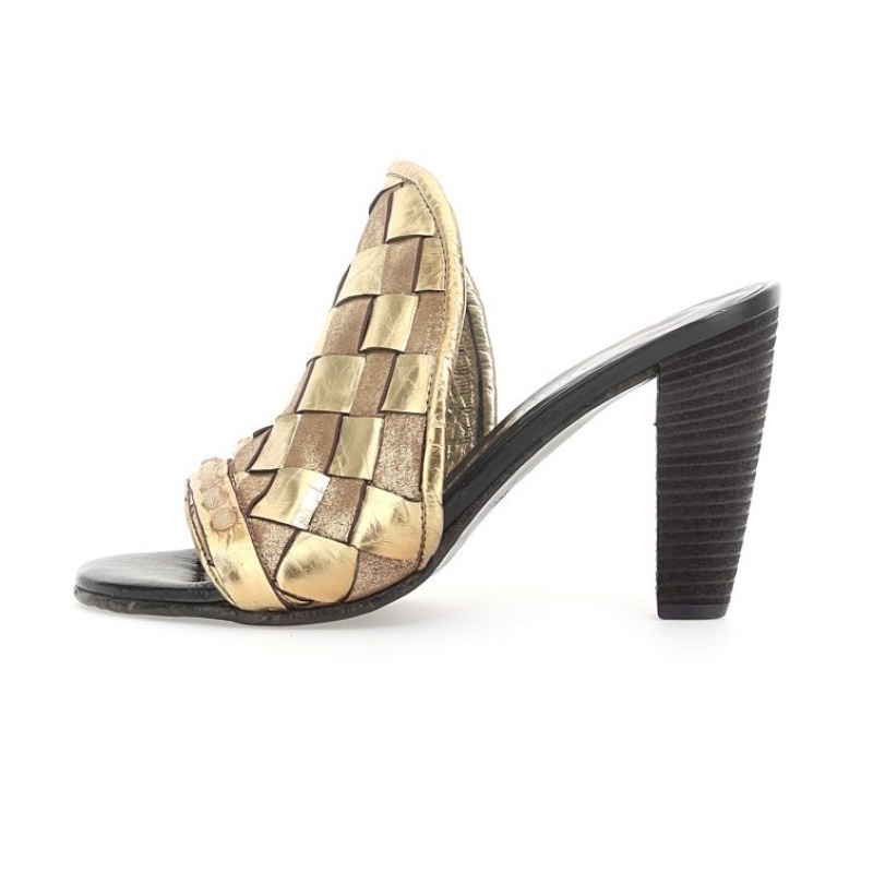 A.S.98 Bailee Sandalen Dames Goud | BE-IZESJY263