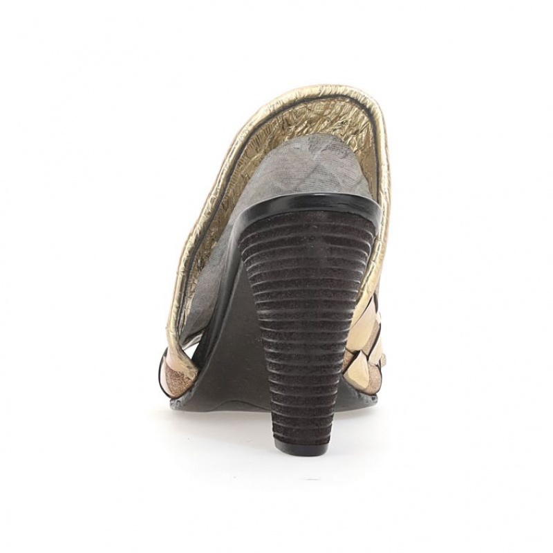 A.S.98 Bailee Sandalen Dames Goud | BE-IZESJY263