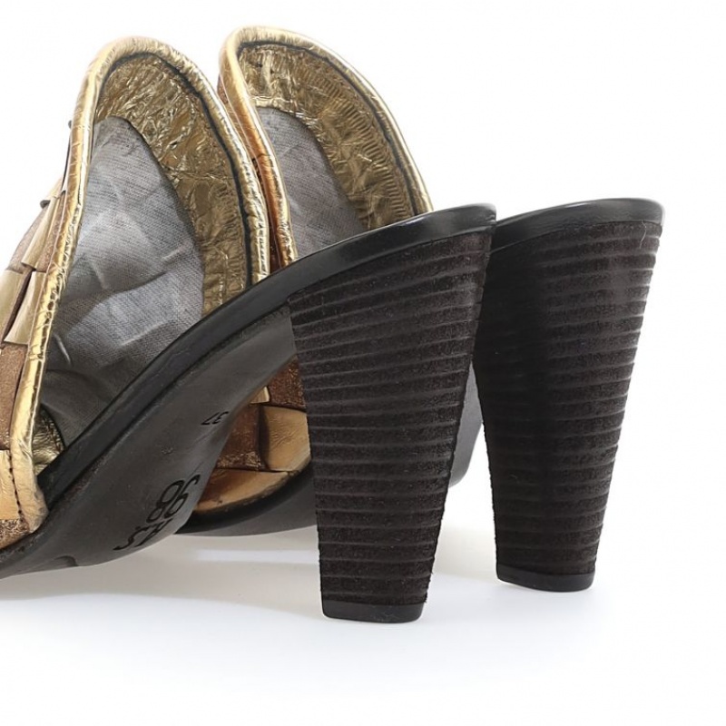 A.S.98 Bailee Sandalen Dames Goud | BE-IZESJY263