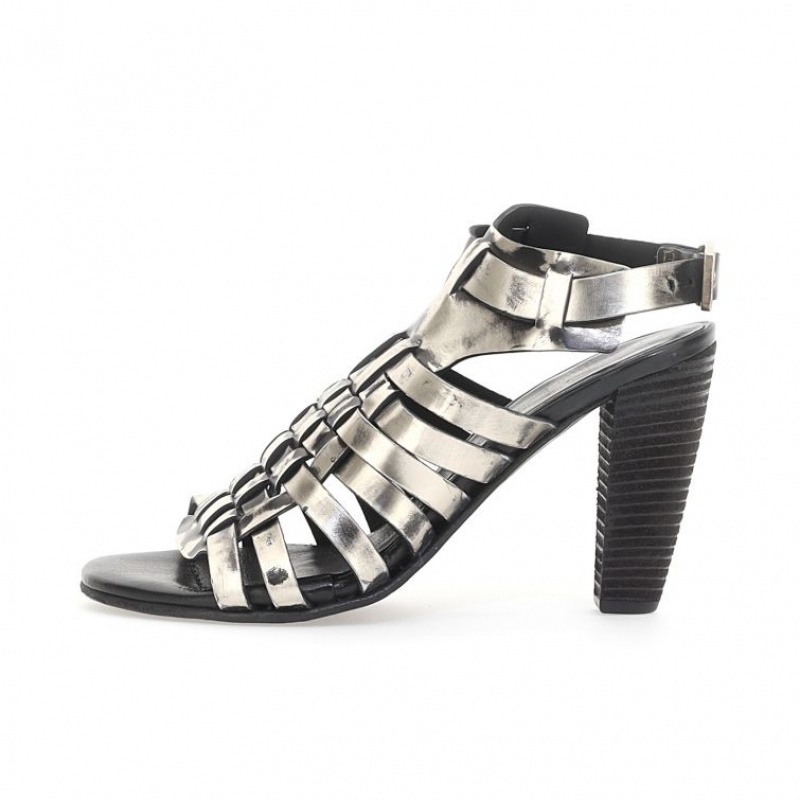 A.S.98 Barb Sandalen Dames Platina | BE-XYGOKR716