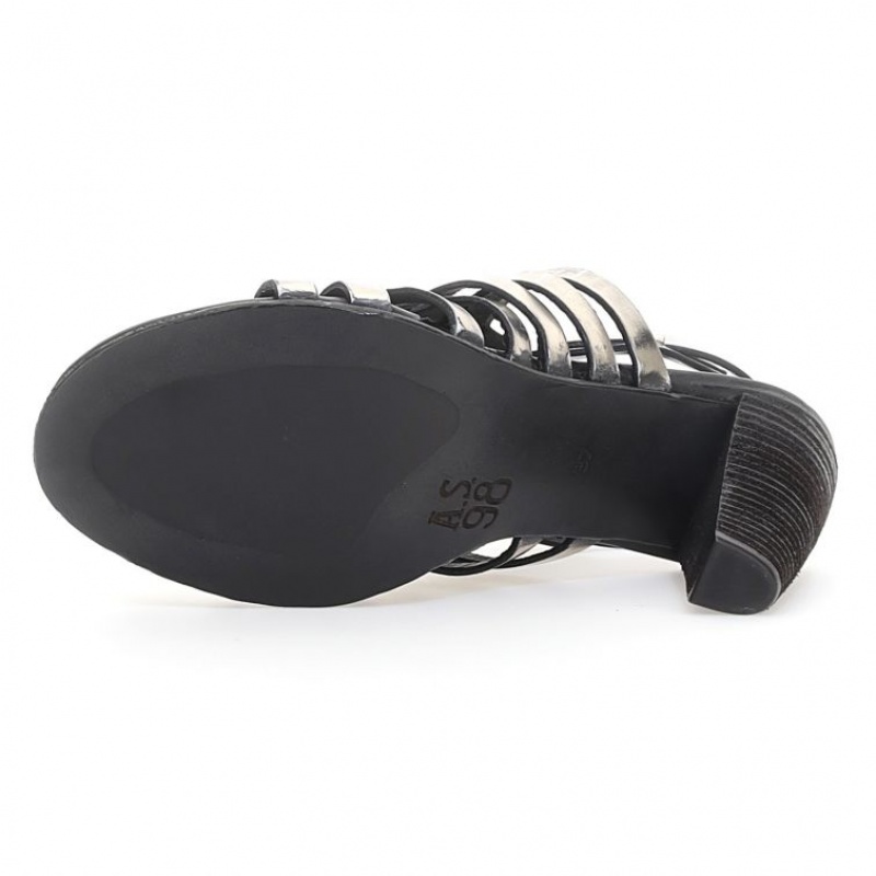 A.S.98 Barb Sandalen Dames Platina | BE-XYGOKR716