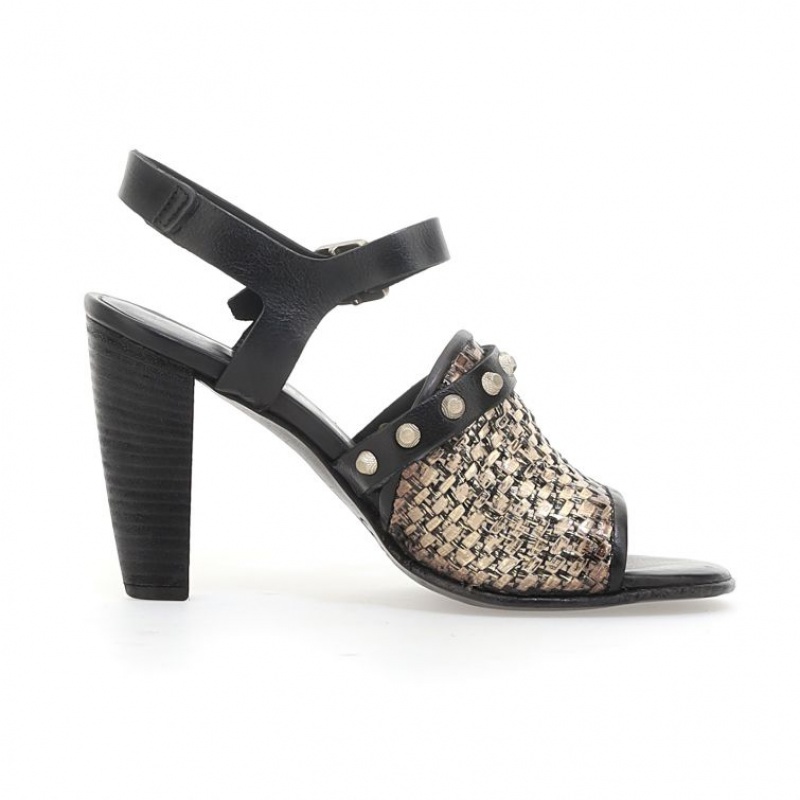 A.S.98 Becci Sandalen Dames Zwart | BE-XCKNIR632