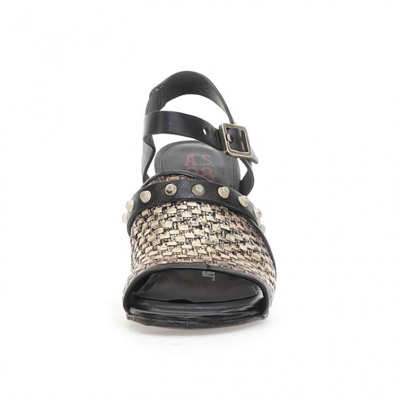A.S.98 Becci Sandalen Dames Zwart | BE-XCKNIR632