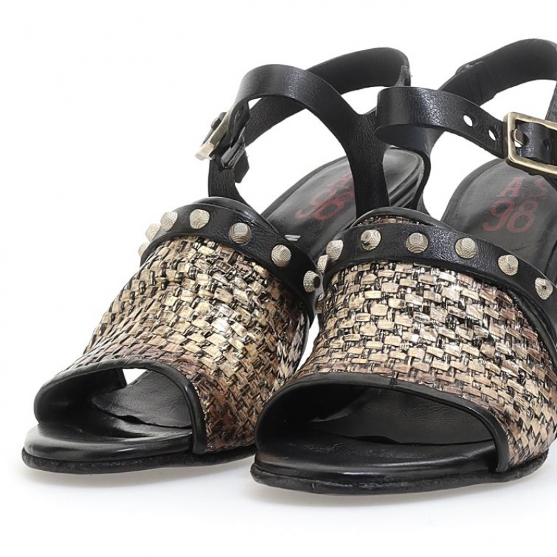 A.S.98 Becci Sandalen Dames Zwart | BE-XCKNIR632