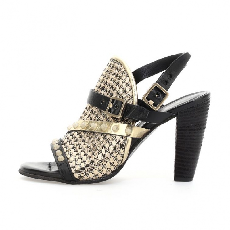 A.S.98 Beckah Sandalen Dames Zwart | BE-FPIRDN270