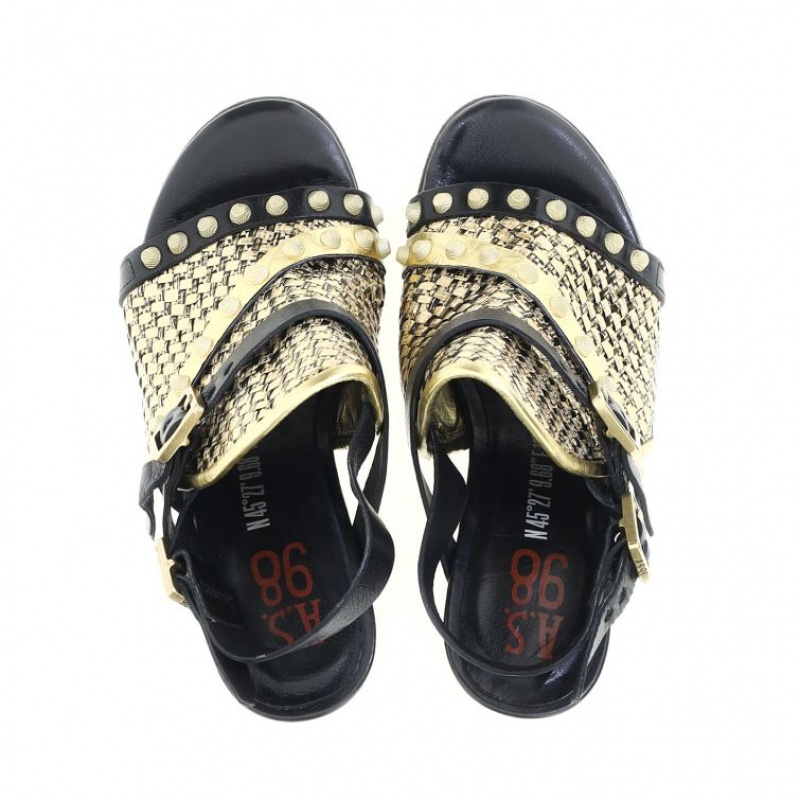 A.S.98 Beckah Sandalen Dames Zwart | BE-FPIRDN270