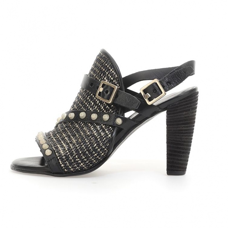 A.S.98 Beckah Sandalen Dames Zwart | BE-UNLERX790