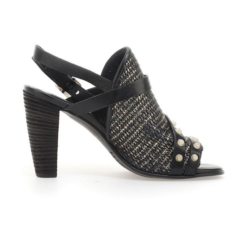 A.S.98 Beckah Sandalen Dames Zwart | BE-UNLERX790