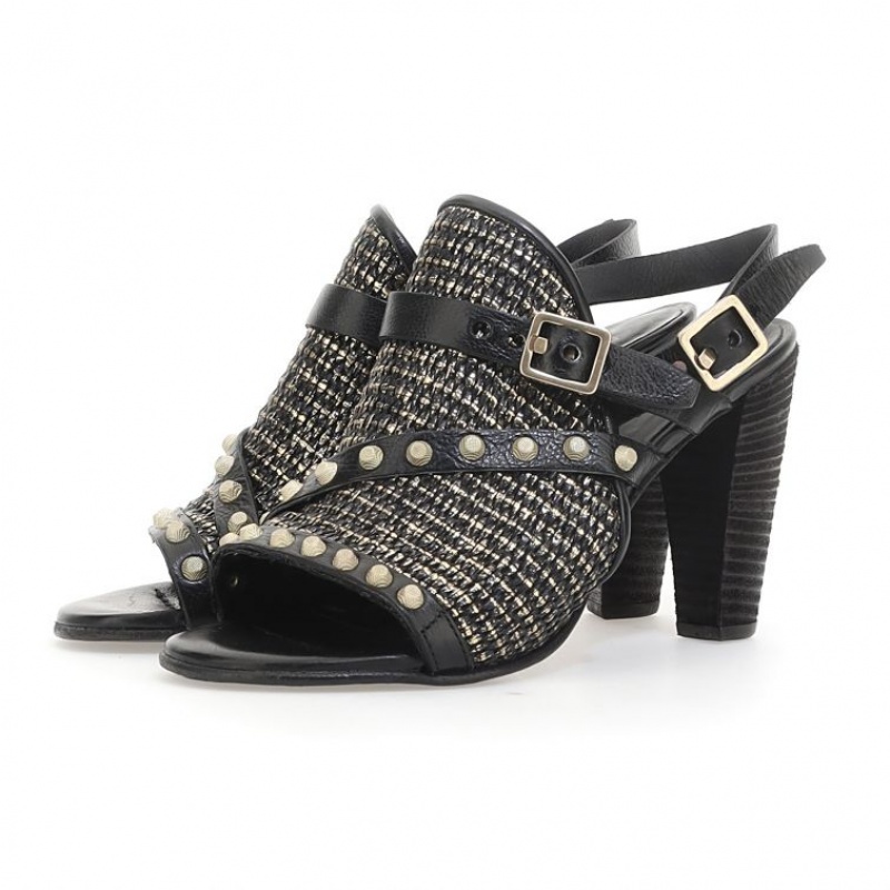 A.S.98 Beckah Sandalen Dames Zwart | BE-UNLERX790
