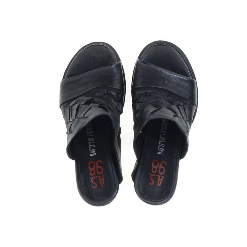 A.S.98 Belen Sandalen Dames Zwart | BE-LPHMBI405