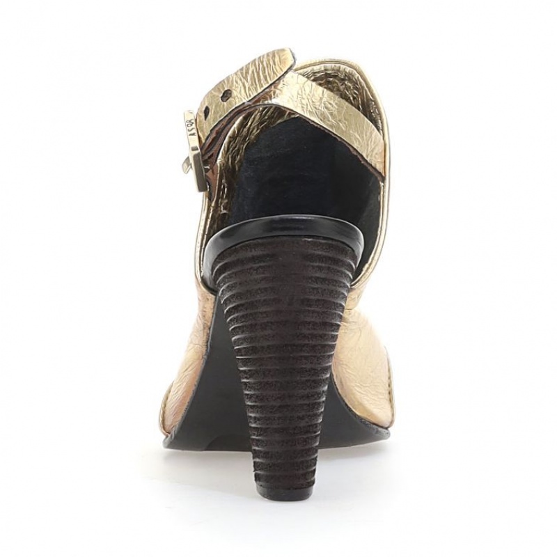 A.S.98 Bertha Sandalen Dames Goud | BE-XDOJBA308